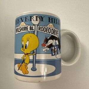Vintage Beverly Hills Wilshire Boulevard Rodeo Drive Tweety Sylvester Mug C37